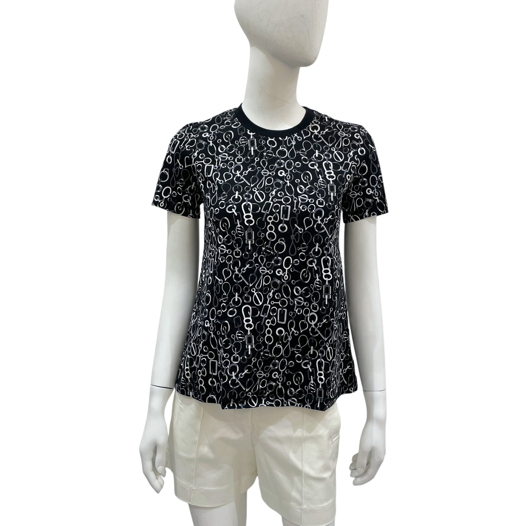 "Do Re Boudes" 34 Noir Flared T-Shirt