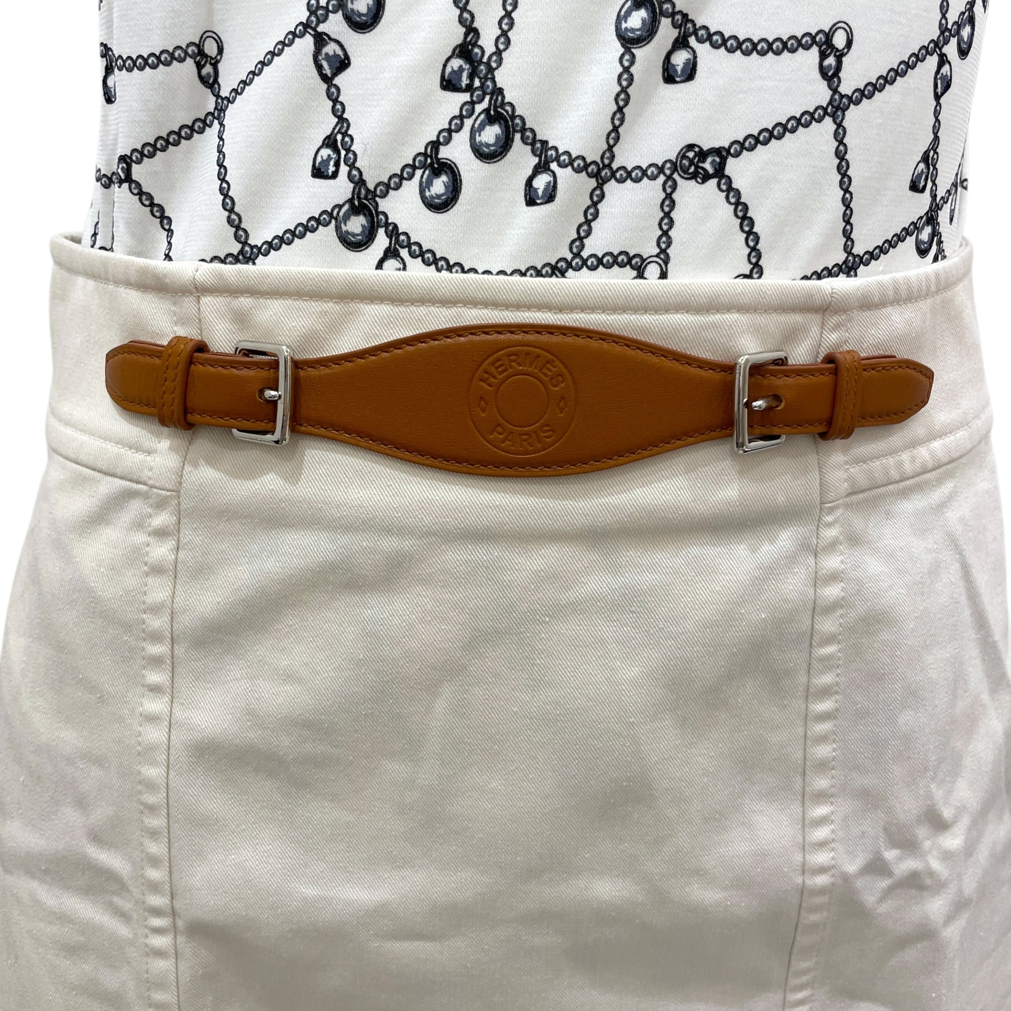 Jupe 36 Blanc Naturel Skirt