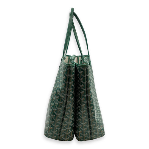 Isabelle PM Green Shoulder Bag in Canvas