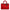Diorissimo Medium Red Shoulder Bag in Calfskin, Silver hardware
