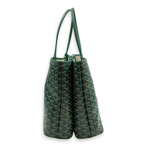 Isabelle PM Green Shoulder Bag in Canvas