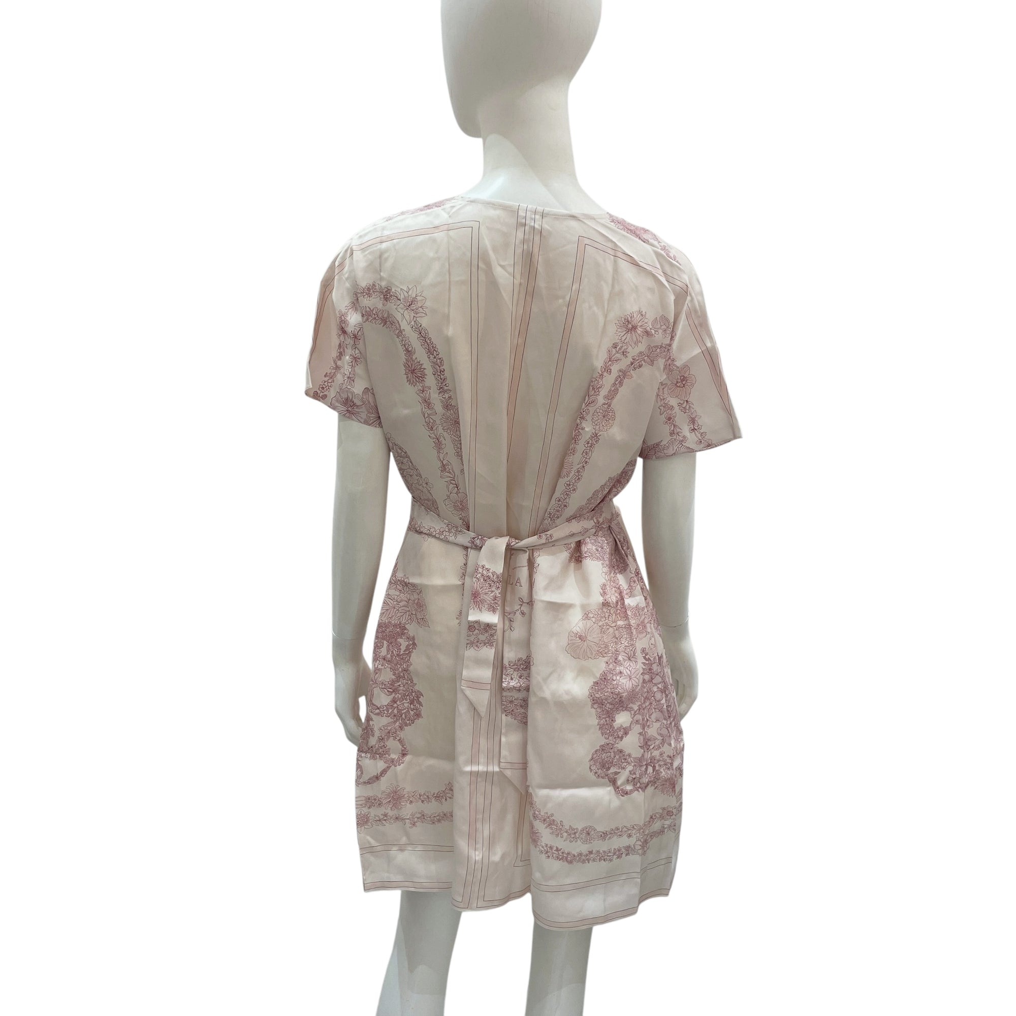 Bride de Gala en Fleurs 34 Rose Pale Belted Tunic