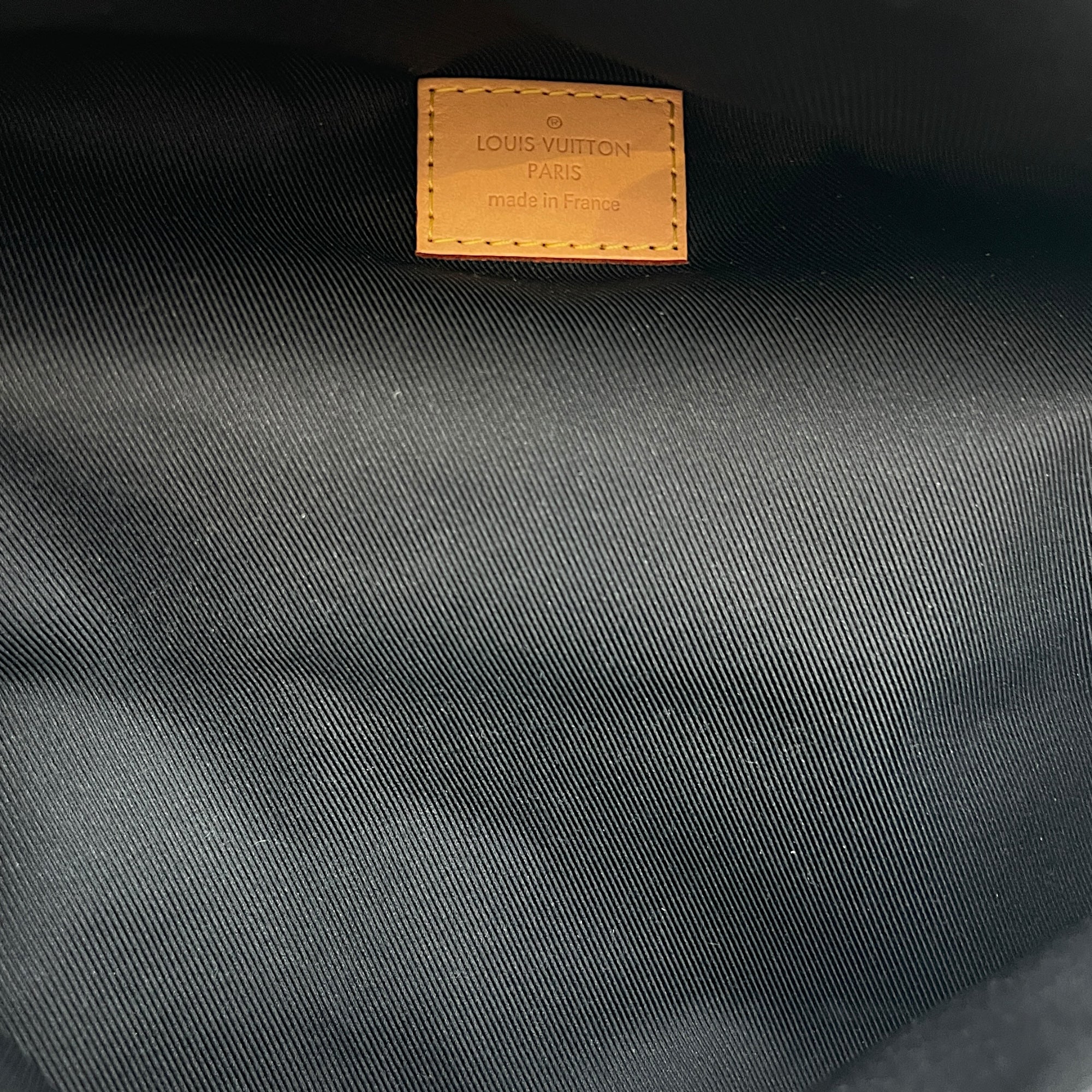 BumBag Brown Monogram Belt Bag in Coated Canvas, Gold hardware
