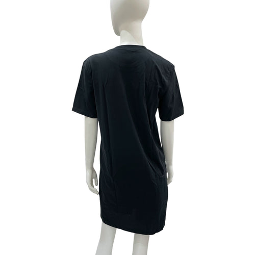 Robe Maxi Mors A Jouets 36 Black T-Shirt Dress in Cotton