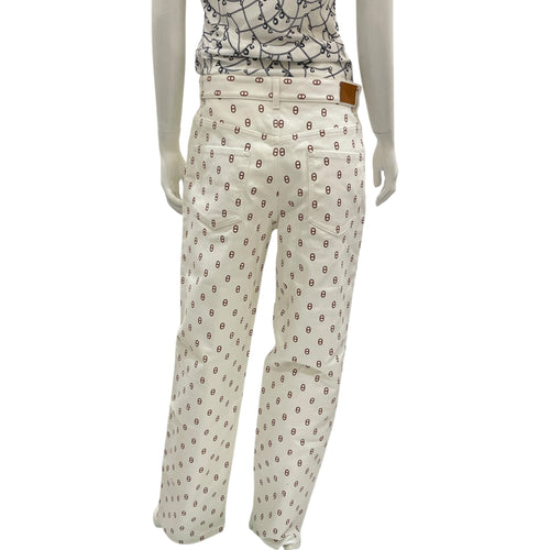 Chaine d'ancre 38 Marron Fauve Pleated Pants