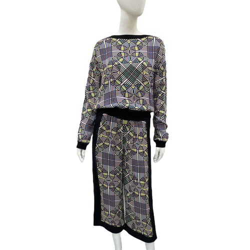 Twillaine 34 Multi-colour Pullover and Culottes