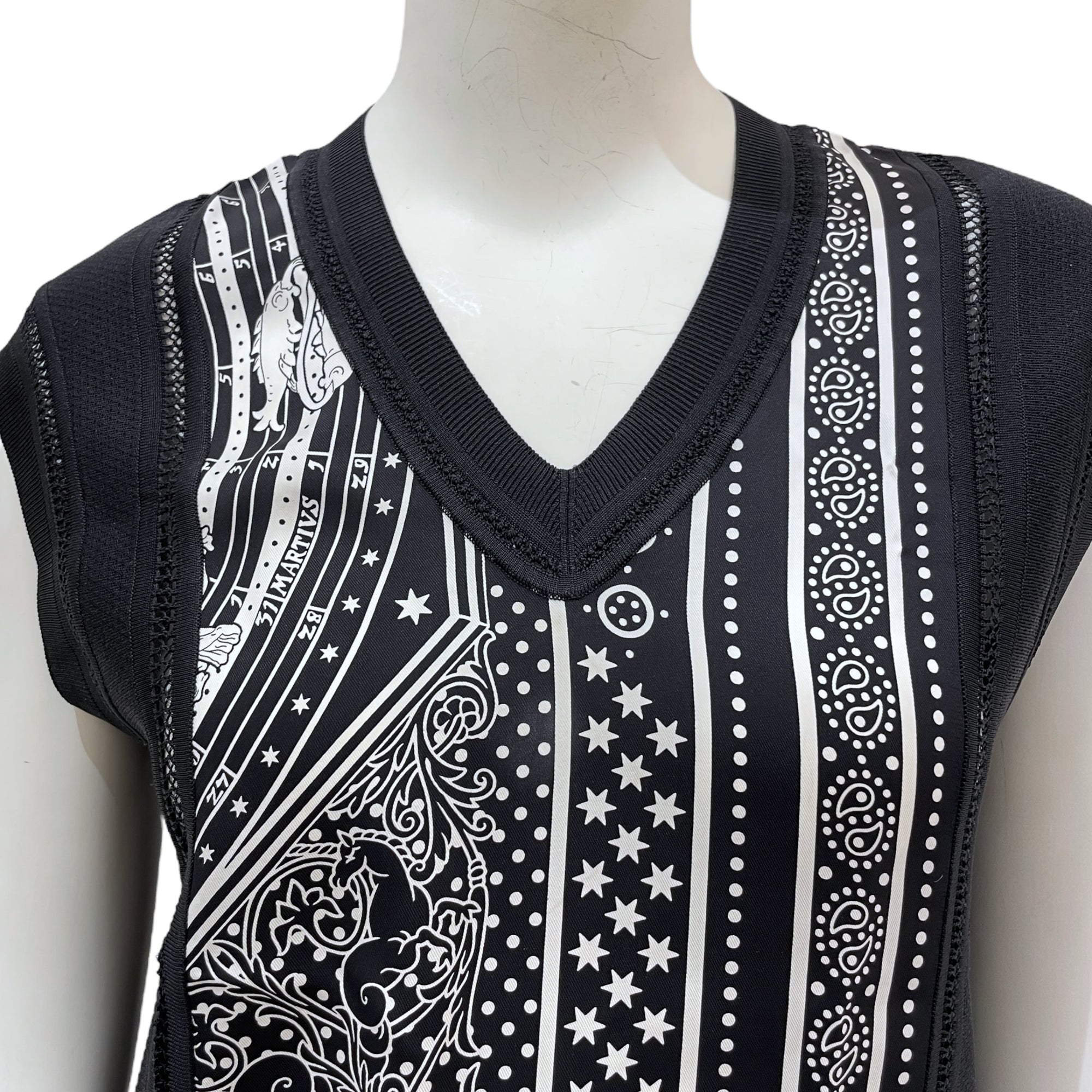 Sleeveless Twillaine 36 Black Pullover