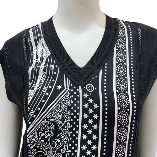 Sleeveless Twillaine 36 Black Pullover
