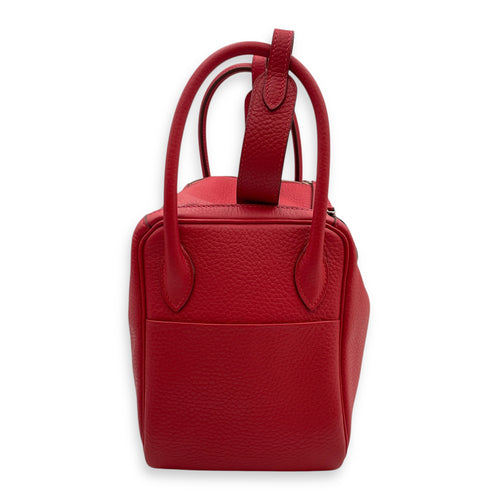 Lindy 26 Rouge Casaque in Clemence, Palladium hardware