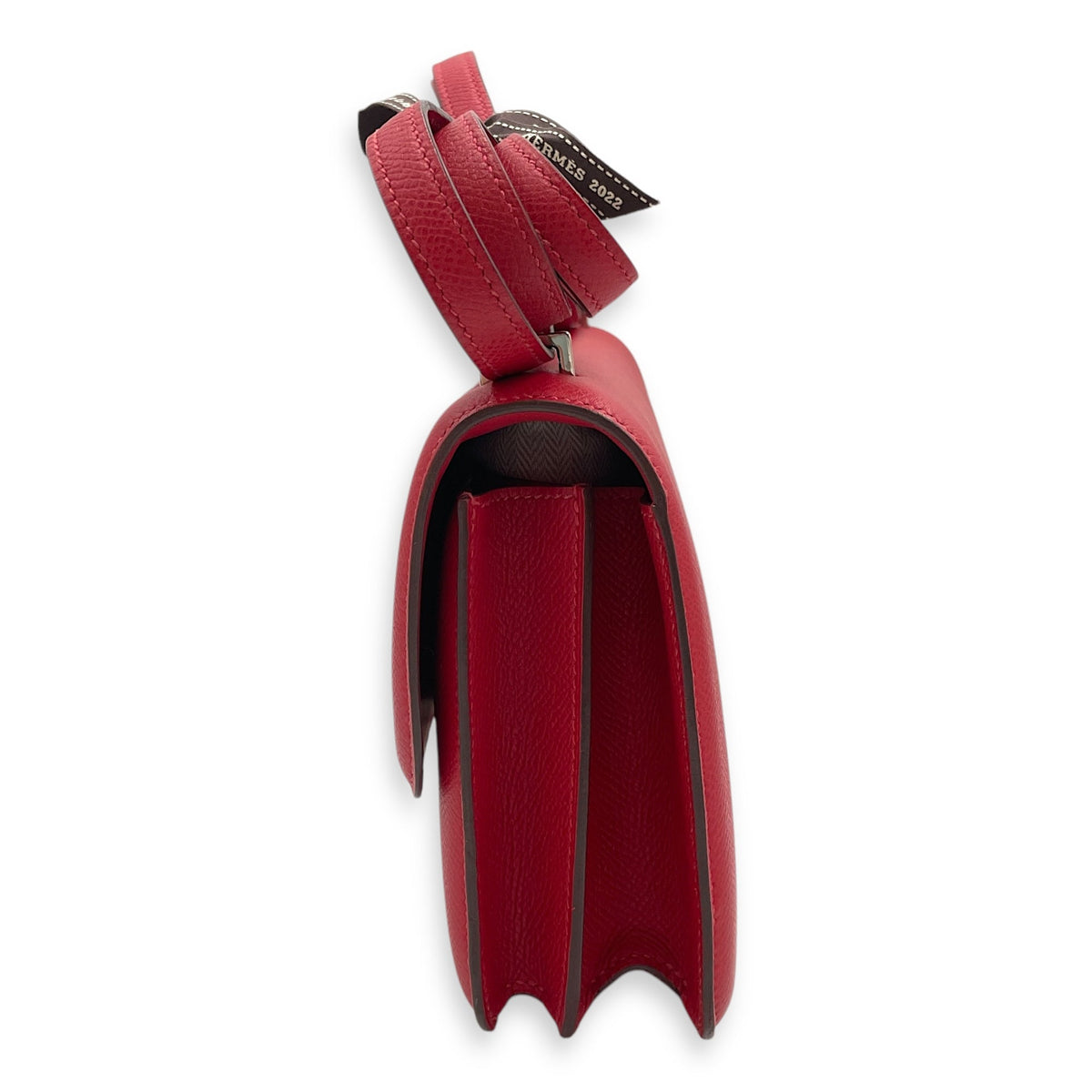 Constance Elan Rouge Casaque in Epsom Palladium hardware