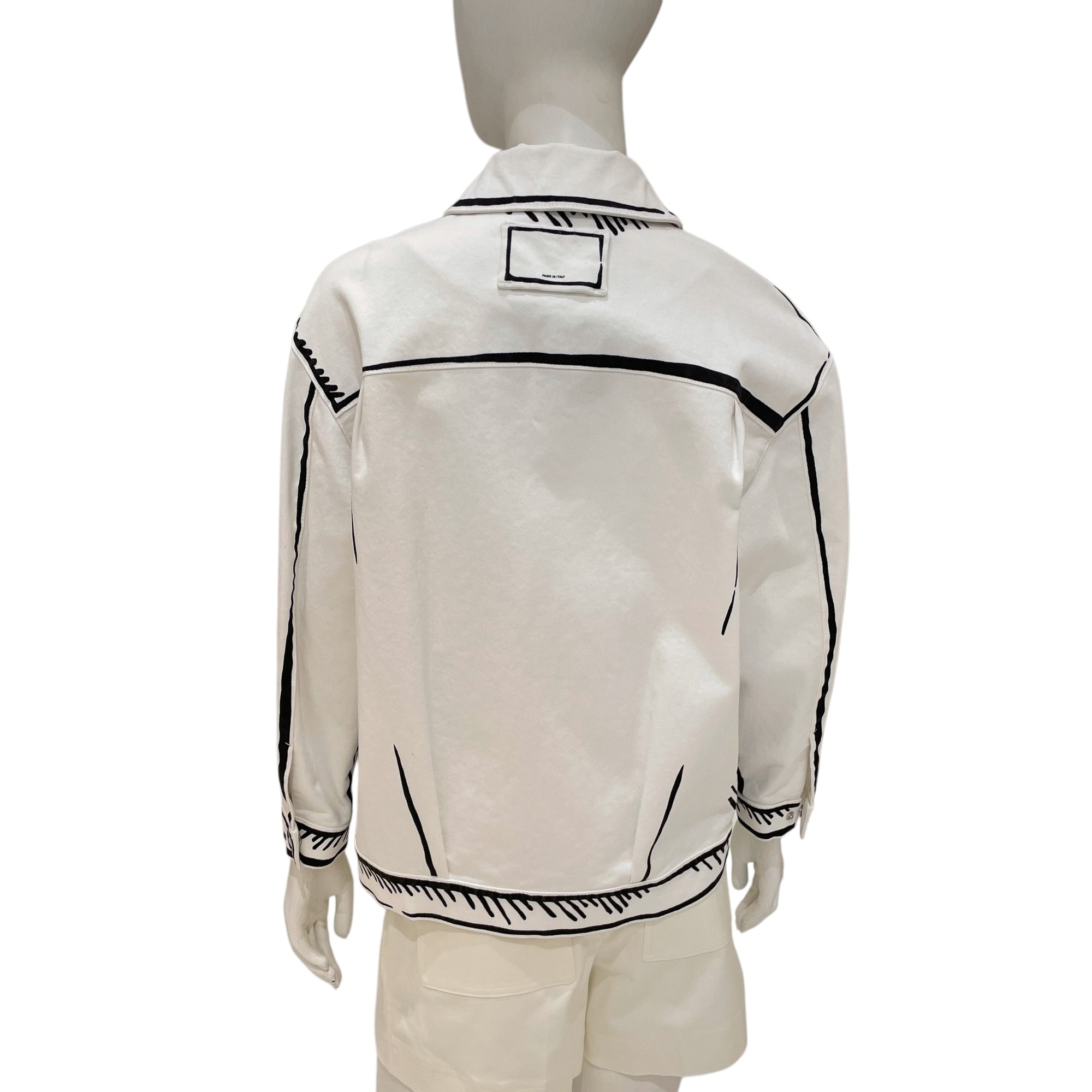 California Sky 2D 38 White Jacket in