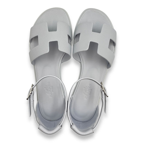 Santorini 35 Blue Glacier Sandals in Epsom
