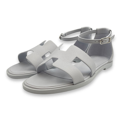 Santorini 35 Blue Glacier Sandals in Epsom