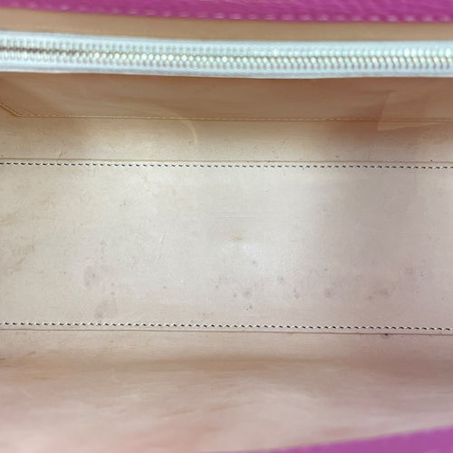 Rejane PM Pink Crossbody Bag in Calfskin, Gold hardware
