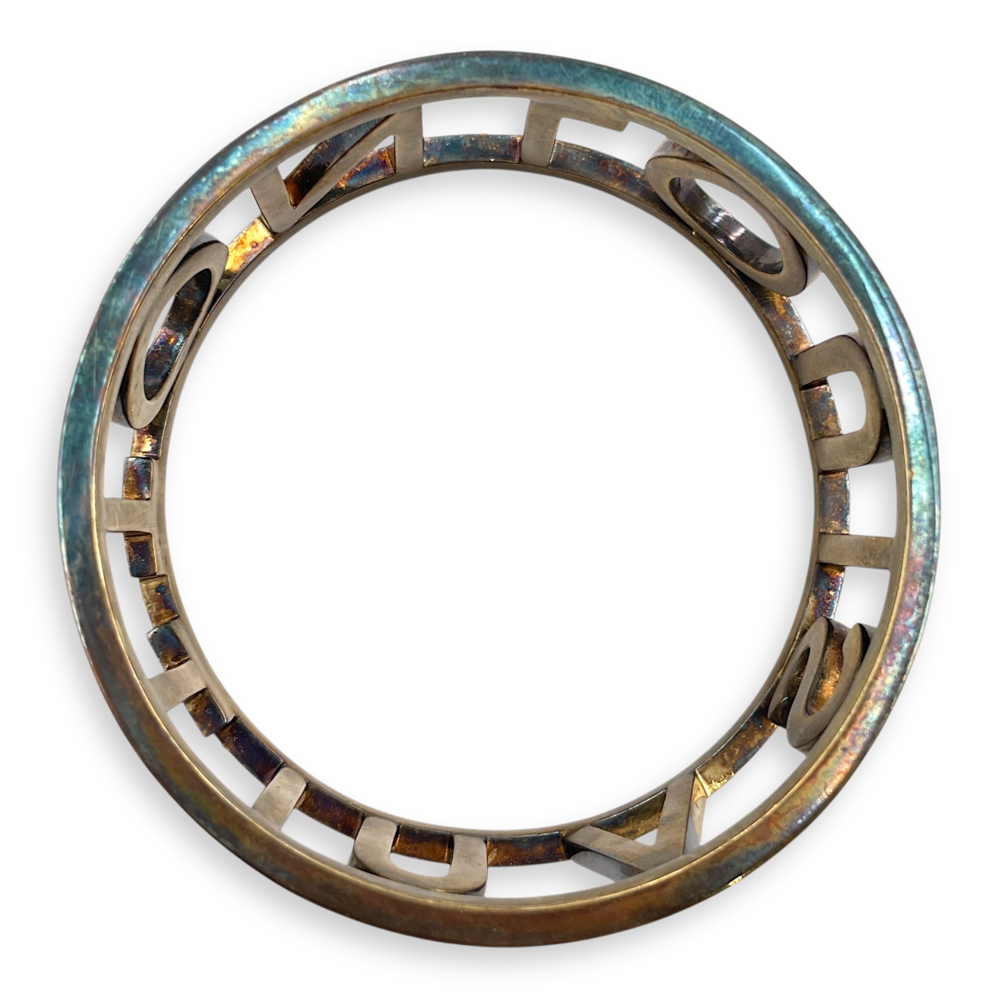 Rhinestone Palladium Hardware Bracelet