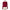 23A CC 34 Red Pullover in Cashmere, Polyester, Resins