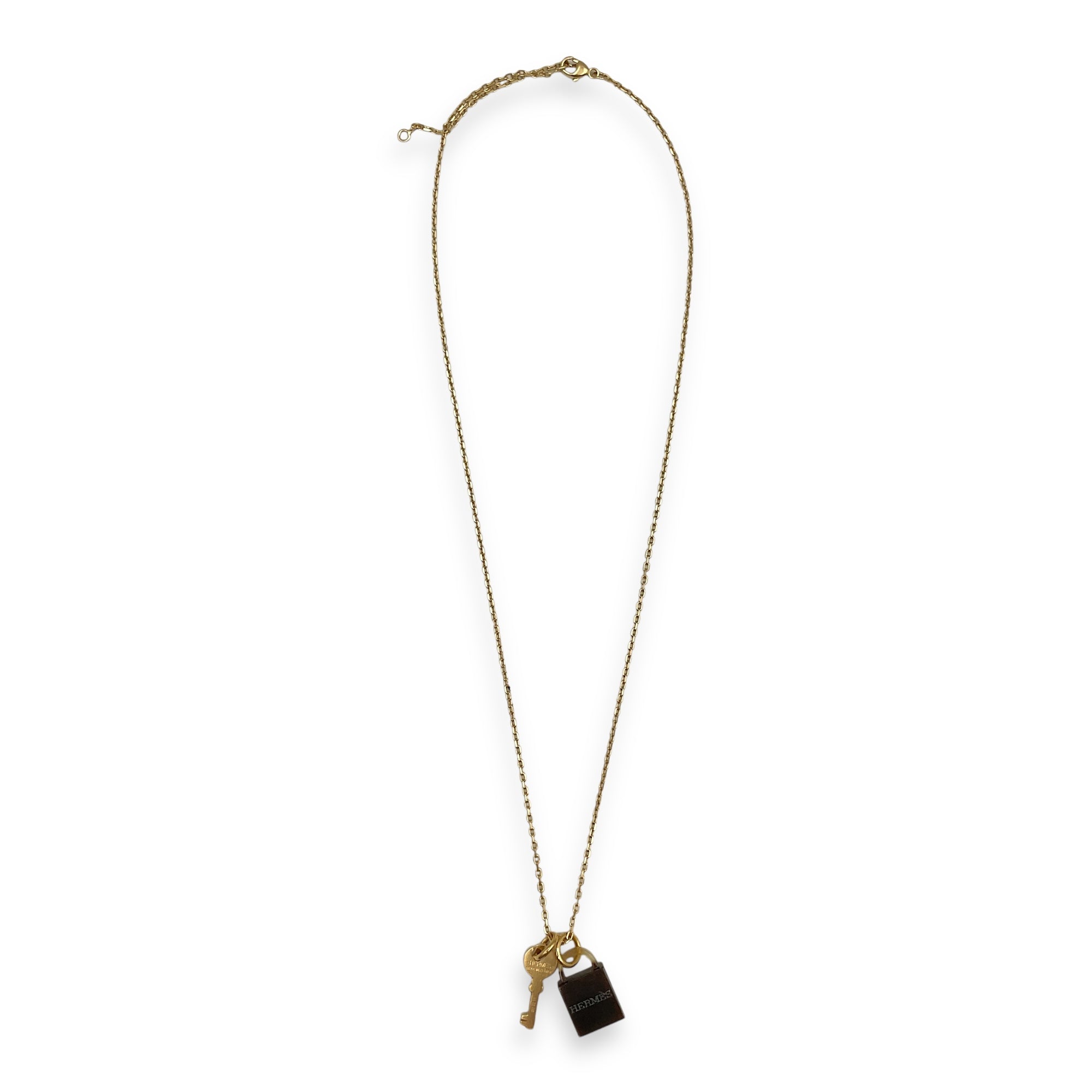 Amulette Padlock Permabrass Necklace