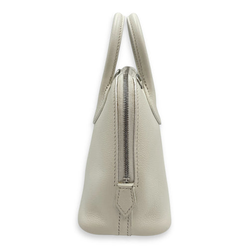 Bolide 1923 Mini New White in Evercolor, Palladium hardware