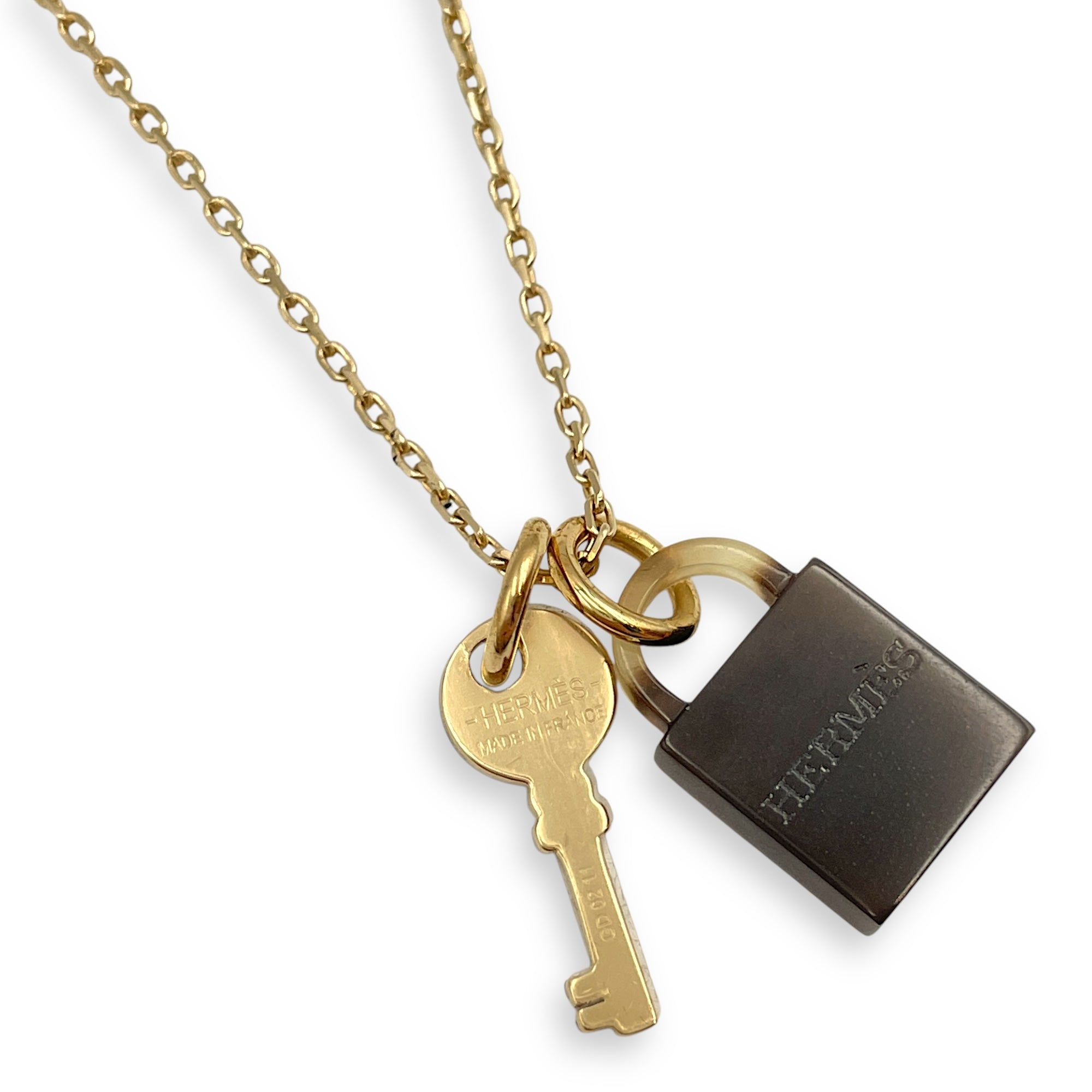 Amulette Padlock Permabrass Necklace