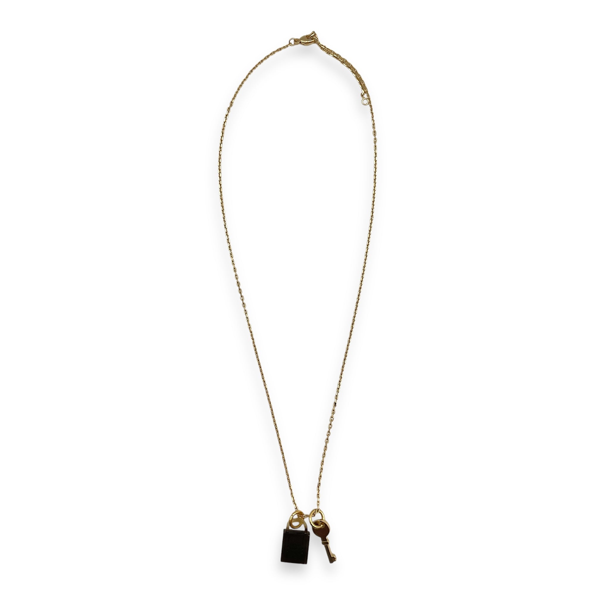 Amulette Padlock Permabrass Necklace