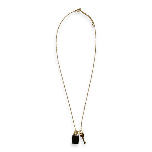 Amulette Padlock Permabrass Necklace