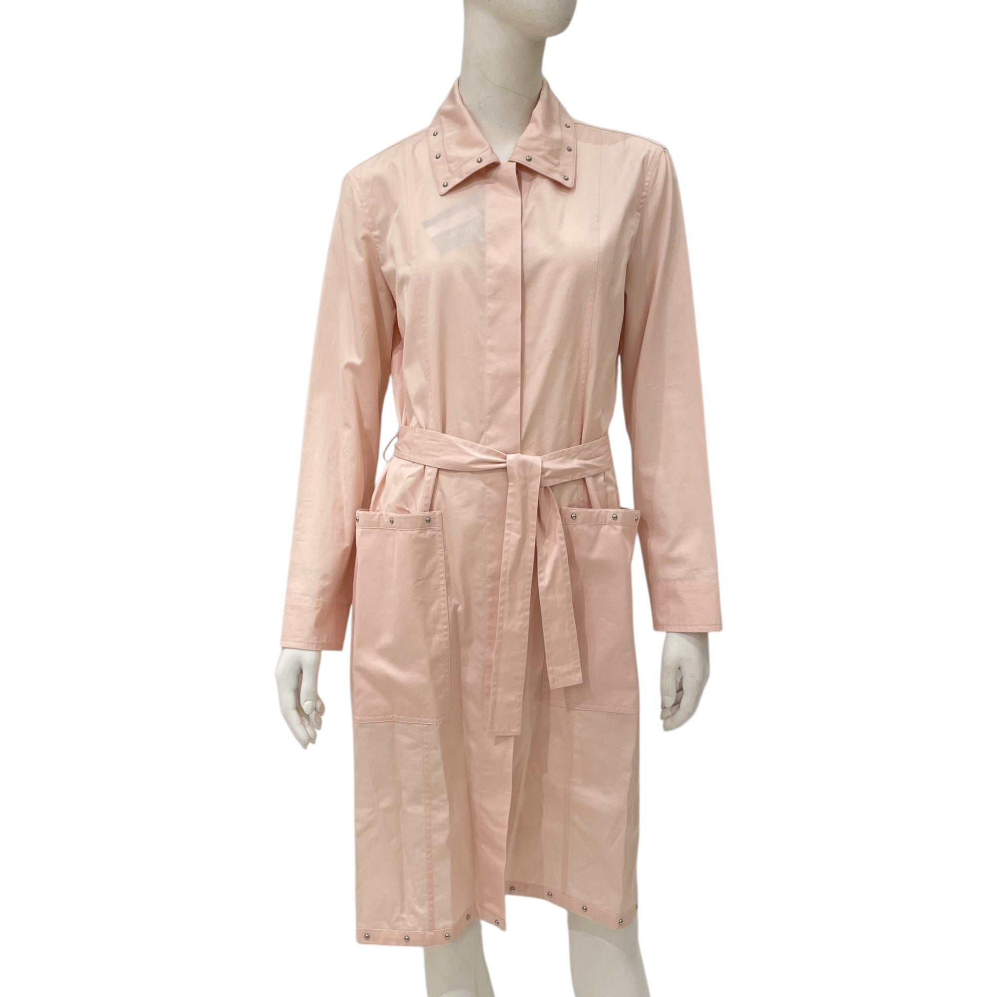 Robe Chemise Details Clous 36 Rose Petale Dress