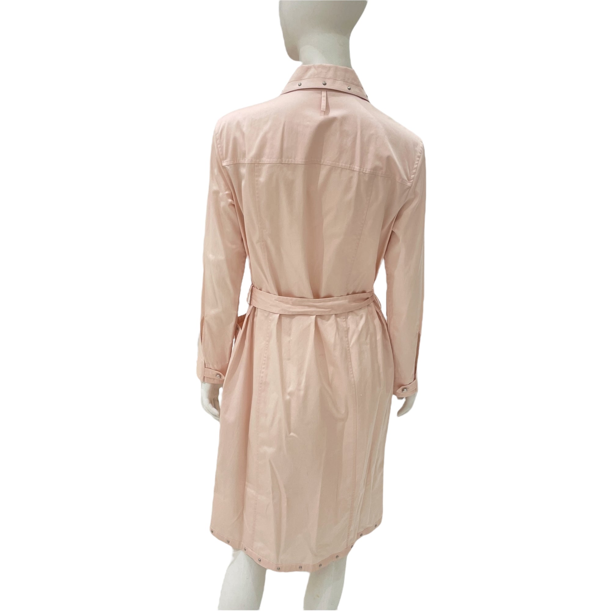 Robe Chemise Details Clous 36 Rose Petale Dress