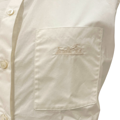 Robe Inspiration Chemise 42 Blanc Dress with Tie Back