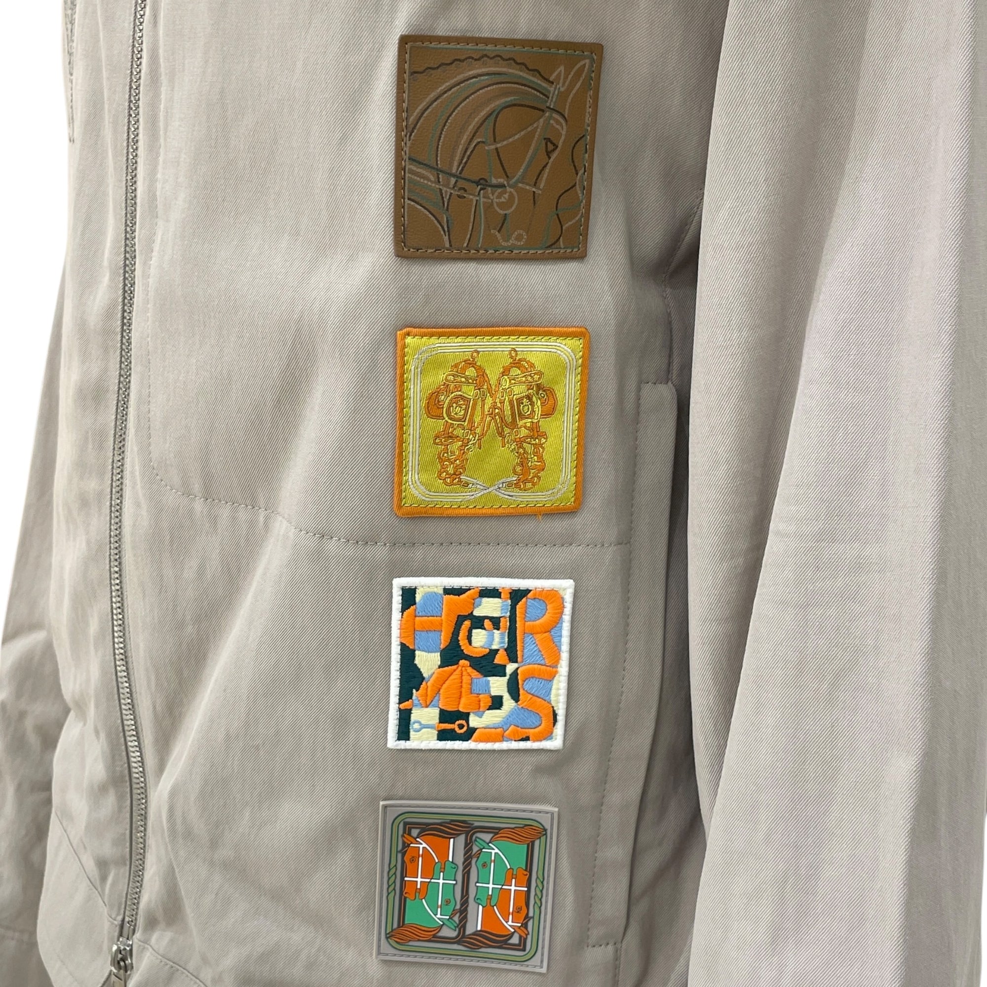 Icones Au Carrel 48 Kaki Straight Cut Jacket