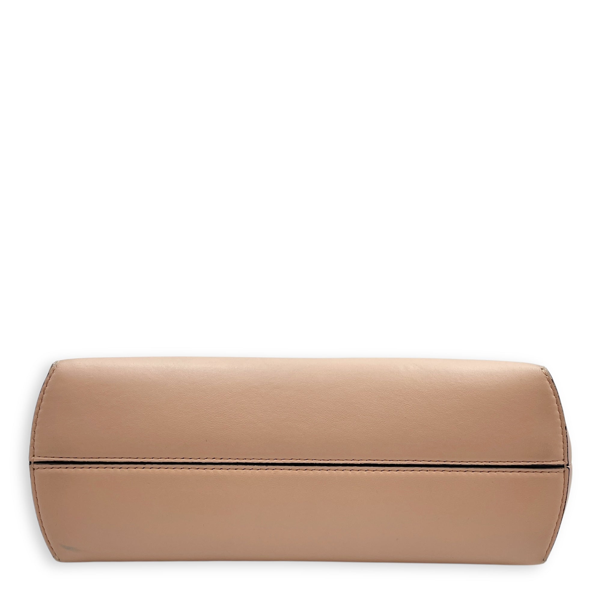 Fendi First Pink Clutch in Lambskin, Gold hardware