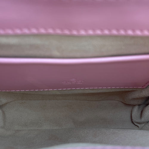 Jacki 1961 Mini Pink Crossbody Bag in Calfskin, Gold hardware