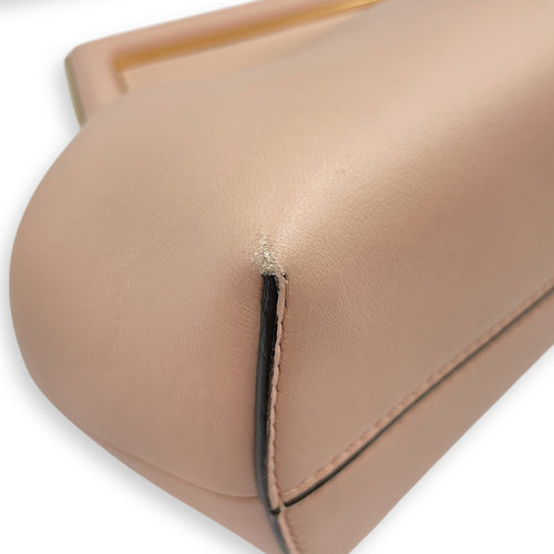 Fendi First Pink Clutch in Lambskin, Gold hardware