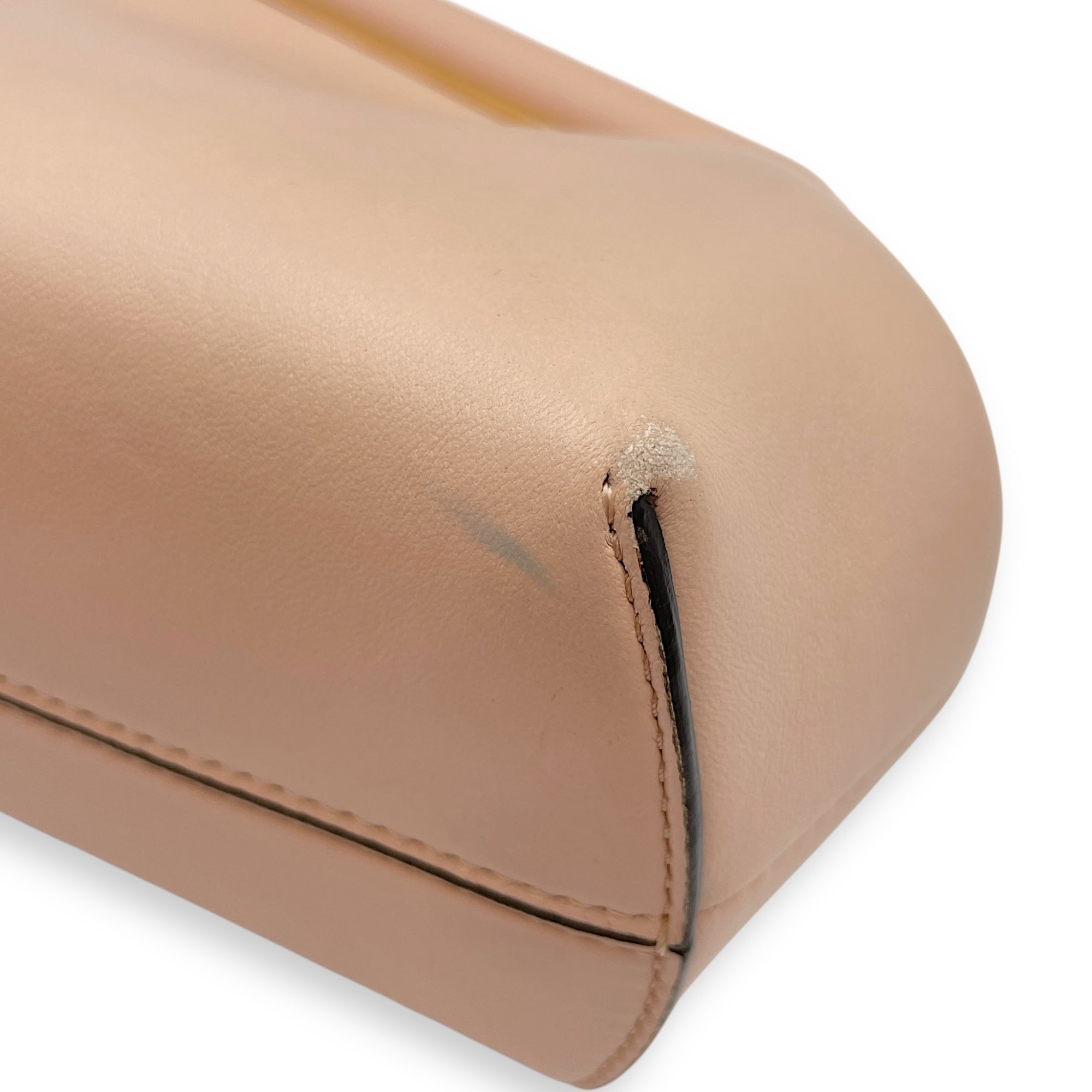 Fendi First Pink Clutch in Lambskin, Gold hardware