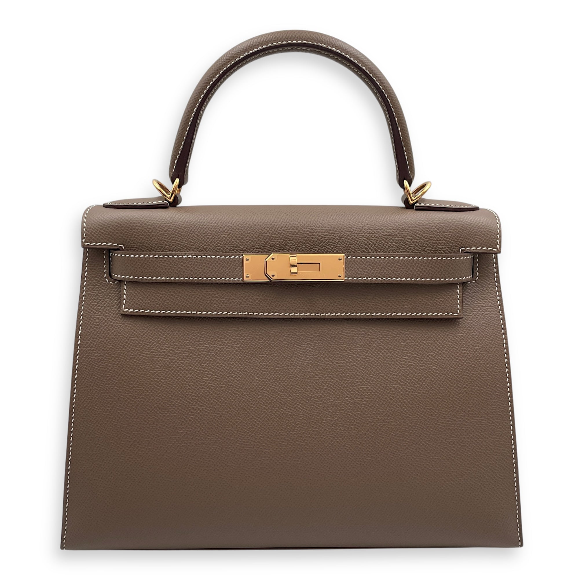 Sellier Kelly 28 Etoupe in Epsom