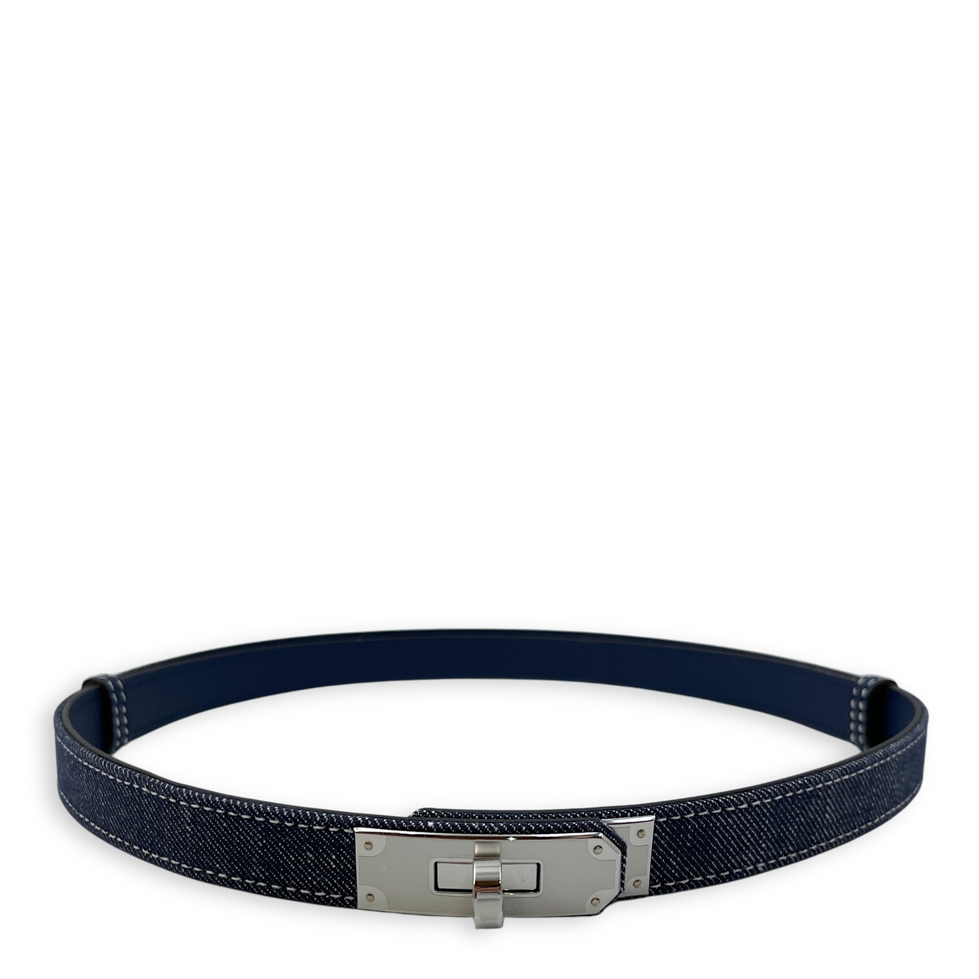 Kelly 18 Belt in Blue Denim