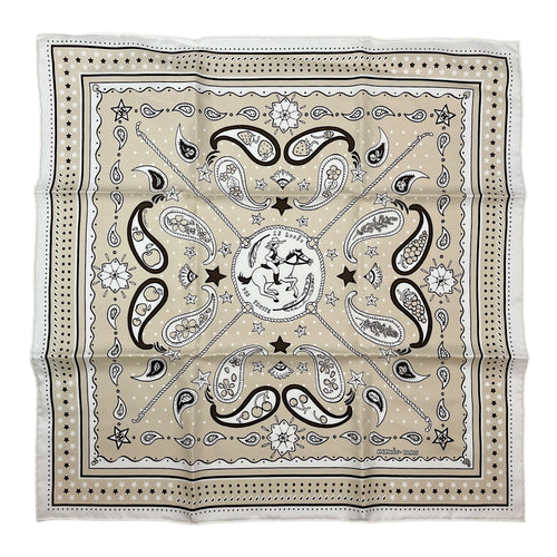 Le Rodeo Fruits 55 Ebene/Blanc Bandana/Scarf