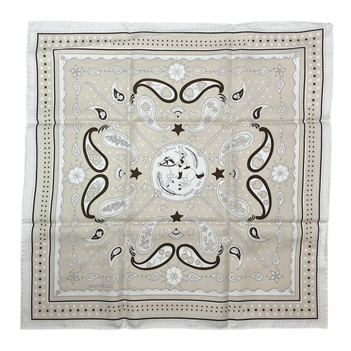 Le Rodeo Fruits 55 Ebene/Blanc Bandana/Scarf