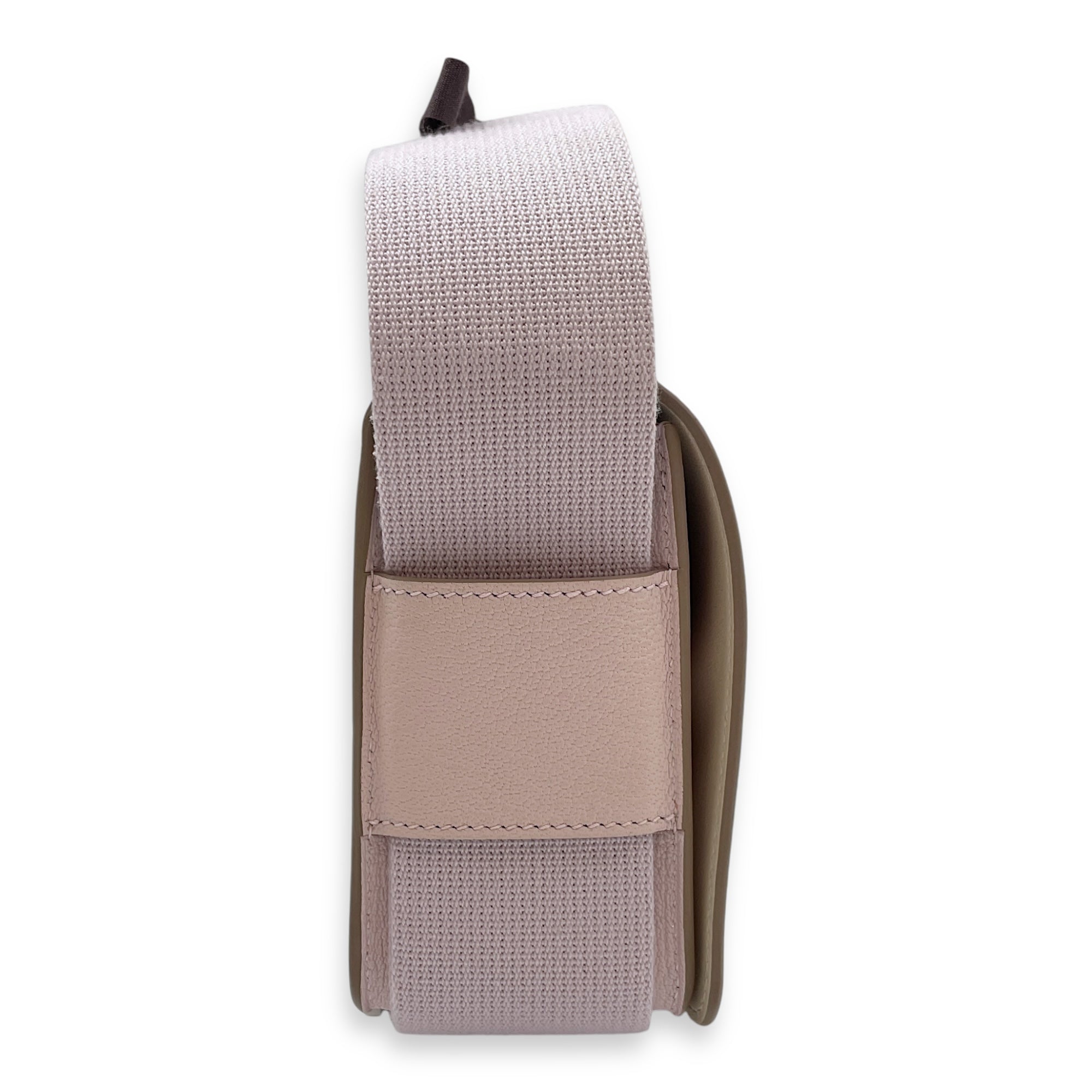 Geta Mauve Pale in Chevre Mysore, Rouge Sellier hardware