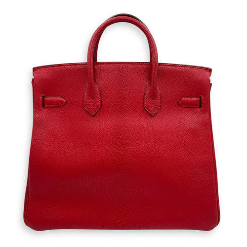 HAC 32 Rouge Vif in Chevre Coromandel, Gold hardware
