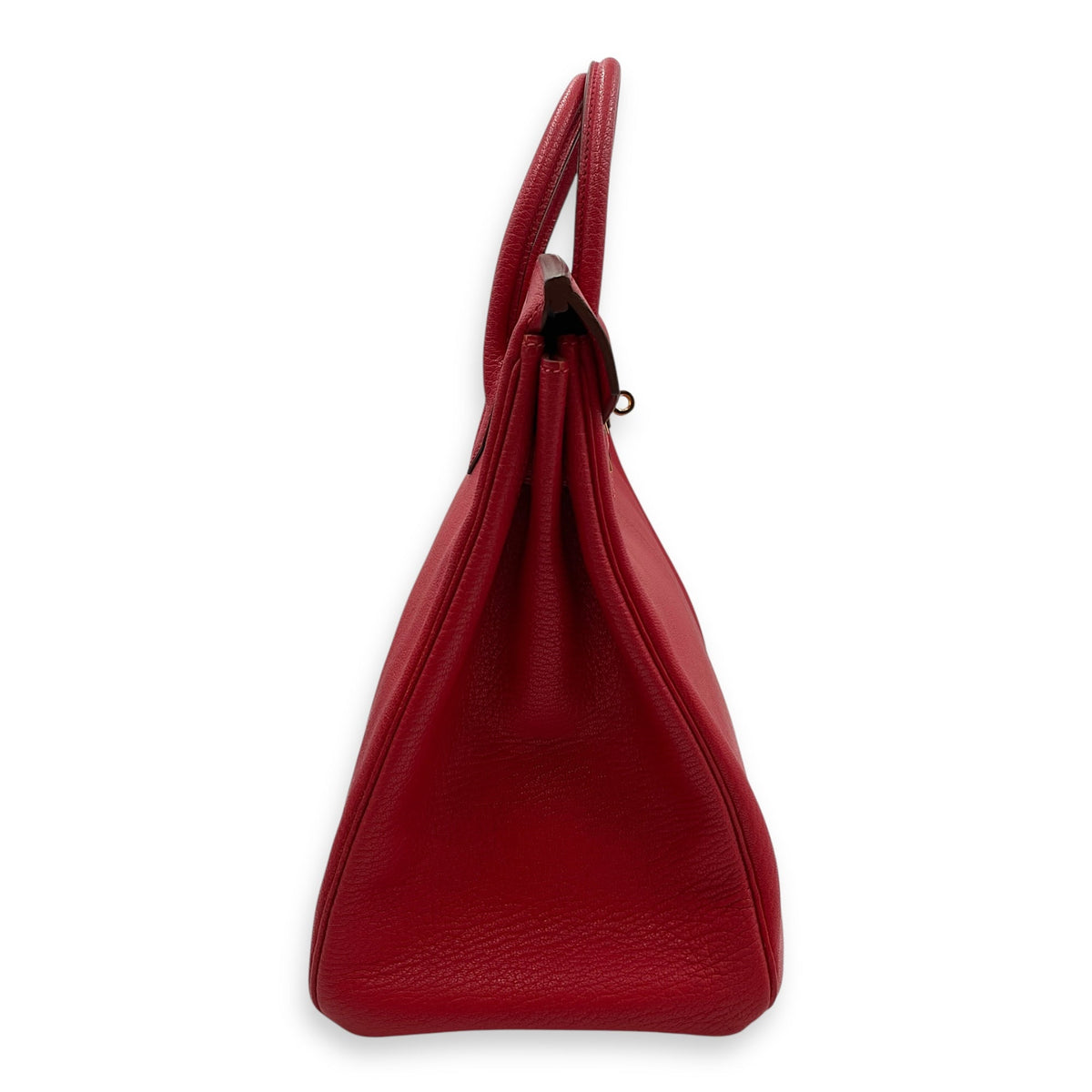 HAC 32 Rouge Vif in Chevre Coromandel Gold hardware