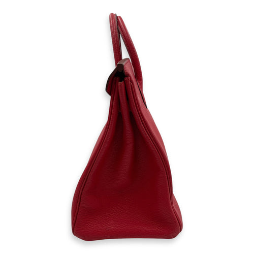HAC 32 Rouge Vif in Chevre Coromandel, Gold hardware