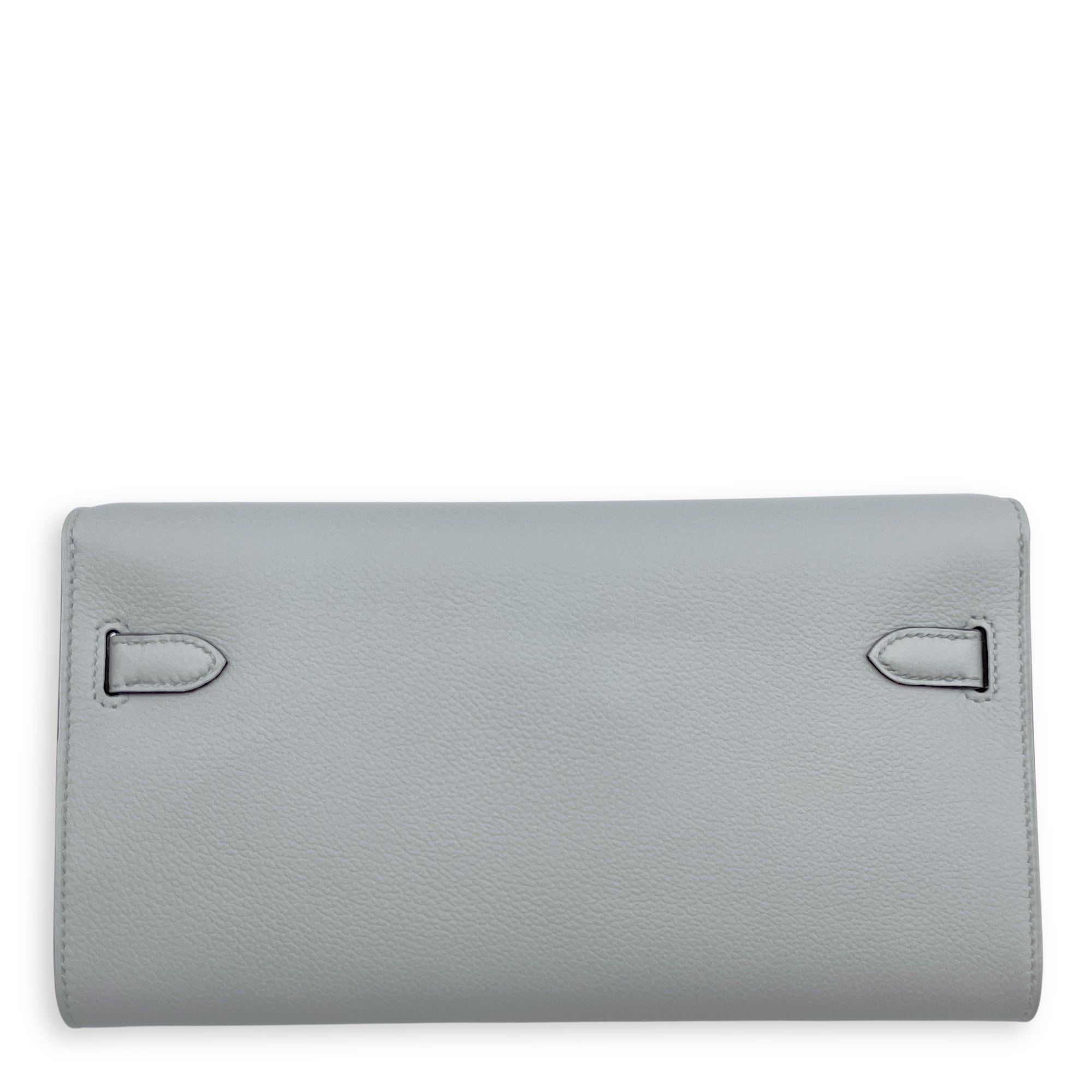 Kelly To Go Blue Glacier Crossbody Bag in Evercolor, Gold hardware