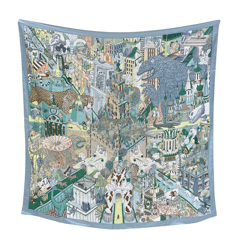 Animapolis 140 Blue Glacier/Vert Scarf