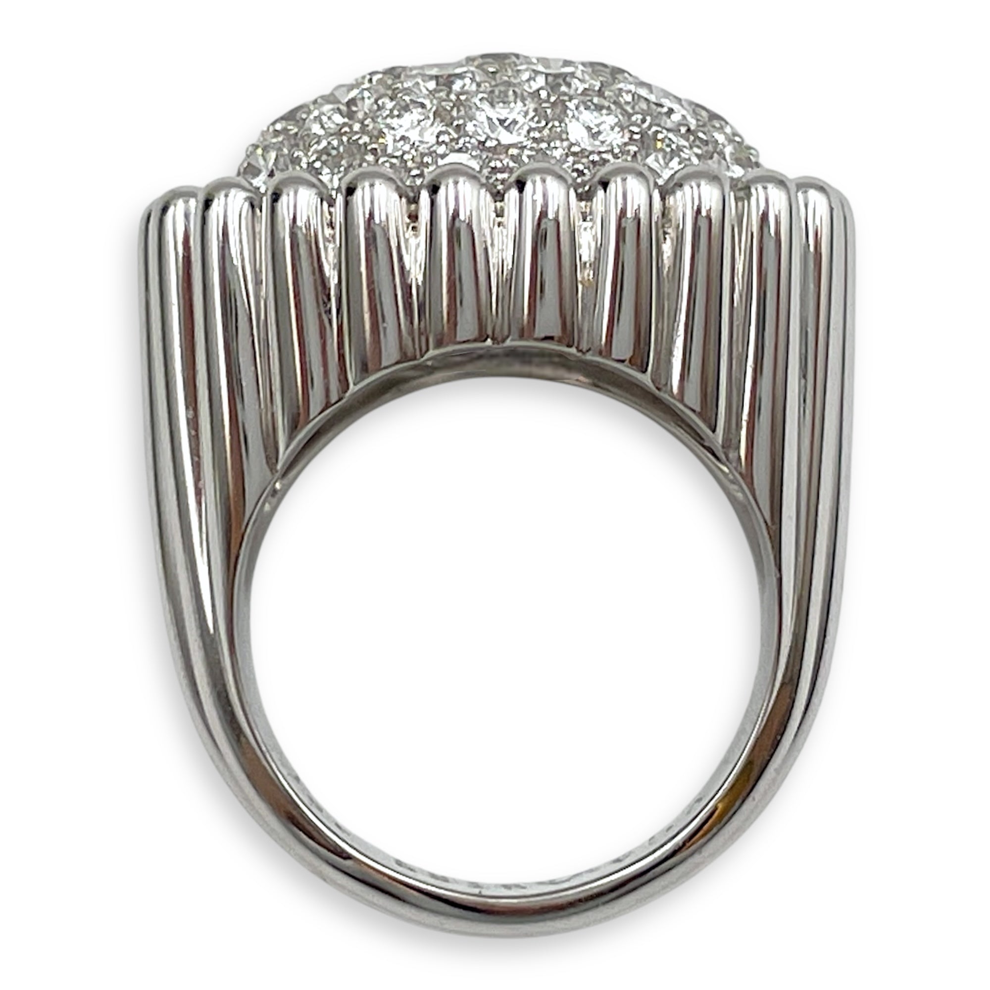 Perlée Diamonds Pavé 48 Ring in White Gold Hardware CL2505-12297 3