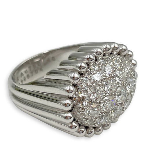 Perlée Diamonds Pavé 48 Ring in White Gold Hardware CL2505-12297 2