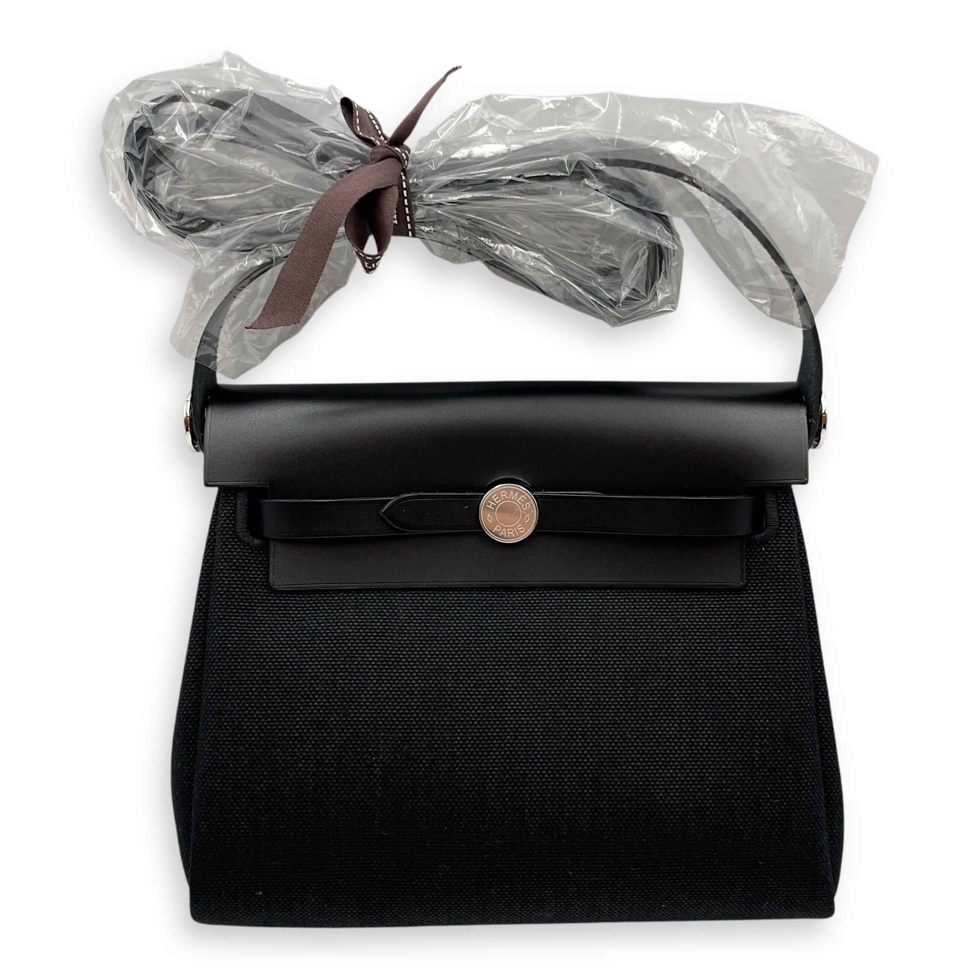 Herbag 20 Black in Vache Hunter/Toile, Palladium hardware