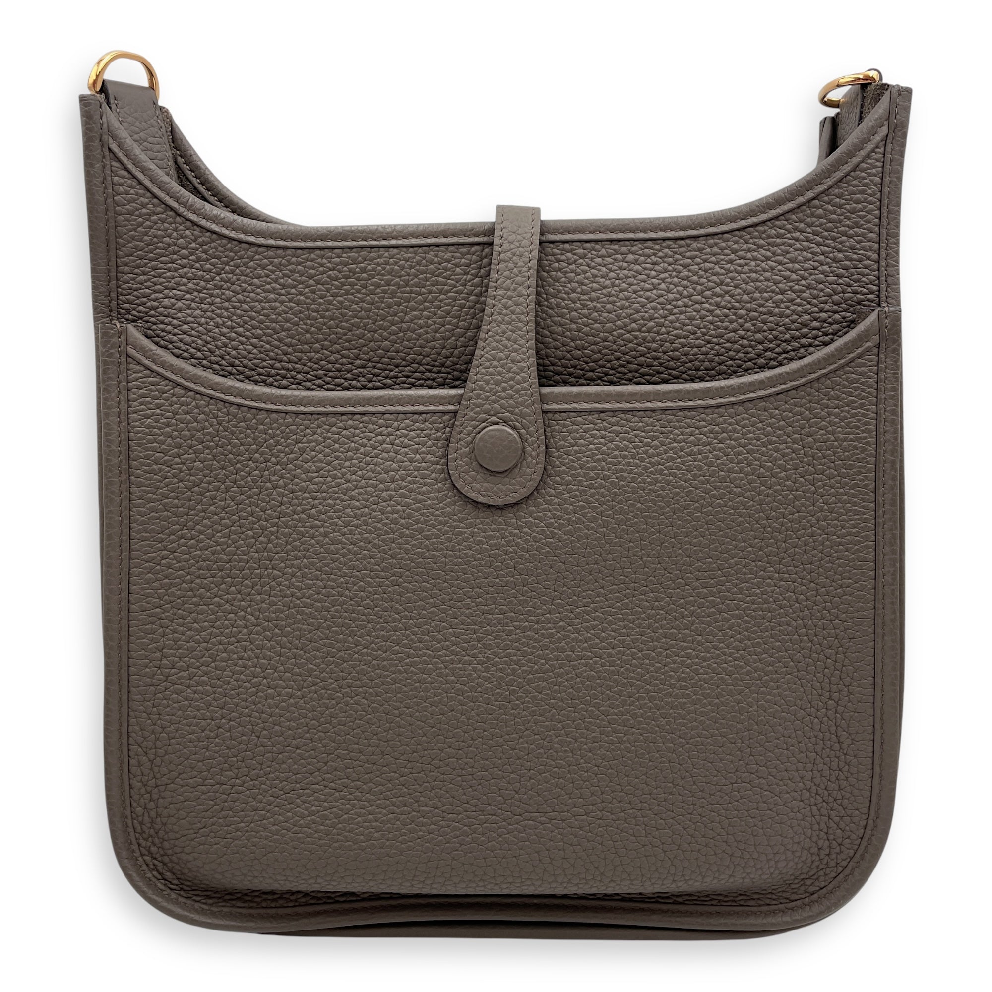 Evelyne III PM Etain in Clemence, Gold hardware