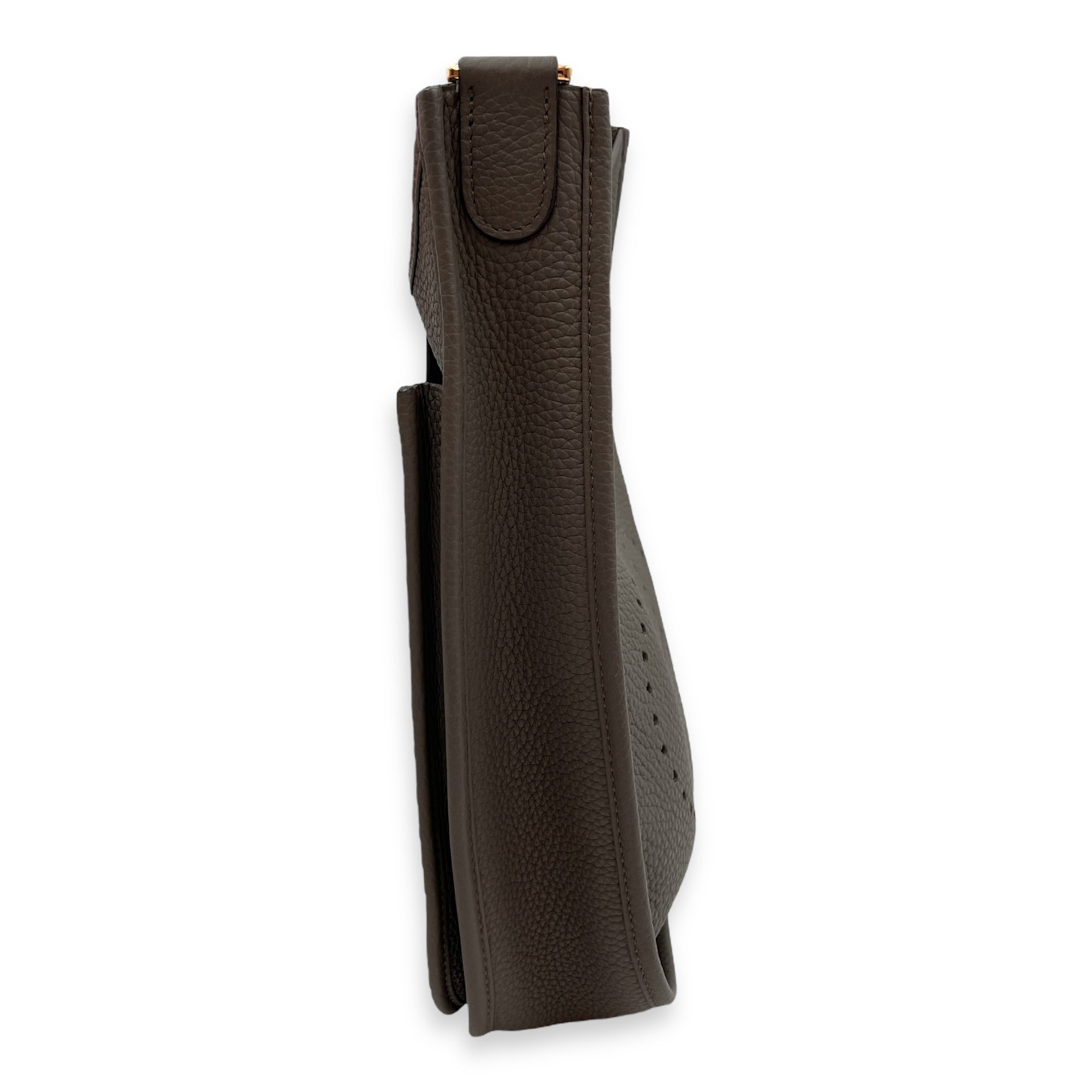 Evelyne III PM Etain in Clemence, Gold hardware