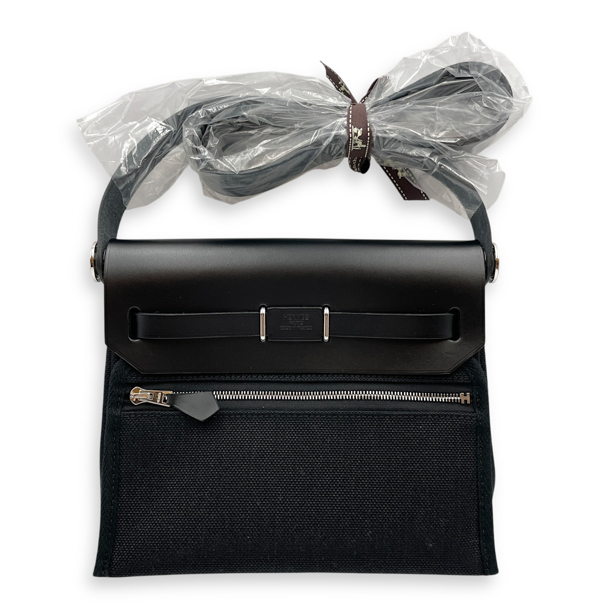 Herbag 20 Black in Vache Hunter/Toile, Palladium hardware