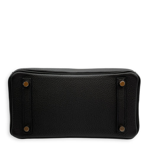 Birkin 25 Black in Togo, Rose Gold hardware
